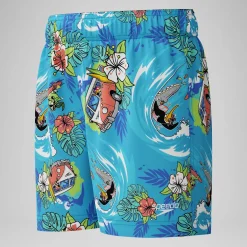 Combinaison Garçon Essential Neoprene Learn to Swim bleu/jaune