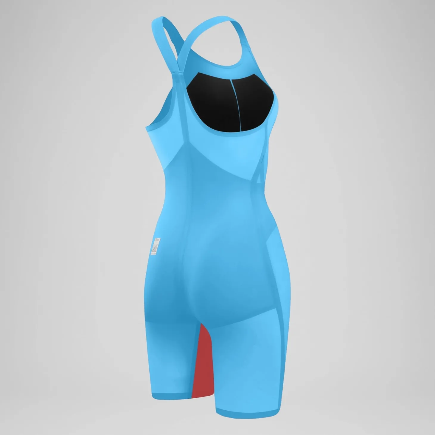 Combinaison partielle à dos fermé - Fastskin LZR Pure Valor 2.0 pour Femmes Bleu/Rouge