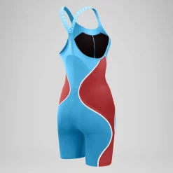 Combinaison partielle à dos fermé - Fastskin LZR Pure Intent 2.0 pour Femmes Bleu/Rouge