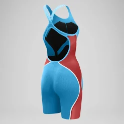 Combinaison partielle à dos ouvert - Fastskin LZR Pure Intent 2.0 pour Femmes Bleu/Rouge