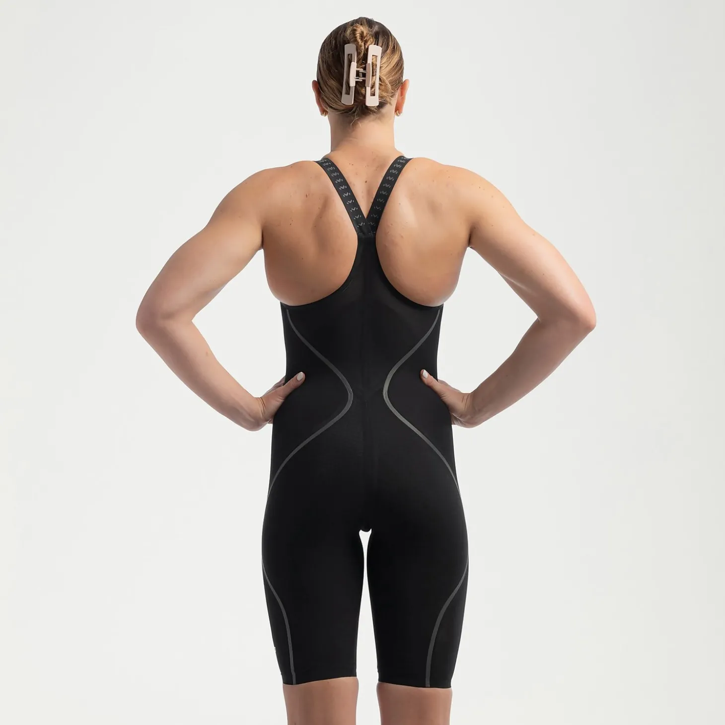 Combinaison partielle dos fermé Femme Fastskin LZR Pure Intent 2.0 Noir/Irisé