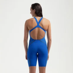 Combinaison partielle dos ouvert Femme Fastskin LZR Pure Intent 2.0 Bleu/Irisé