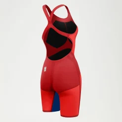 Combinaison partielle dos ouvert Femme Fastskin LZR Pure Valor 2.0 Rouge/Bleu