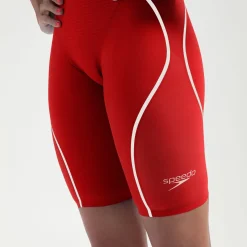 Combinaison partielle dos ouvert Femme Fastskin LZR Pure Intent 2.0 Rouge/Blanc
