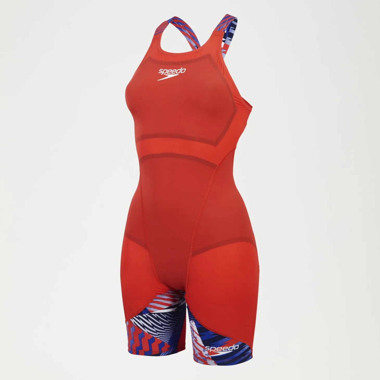 Combinaison partielle Femme Fastskin LZR Ignite Rouge/Bleu/Blanc