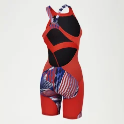 Combinaison partielle Femme Fastskin LZR Ignite Rouge/Bleu/Blanc