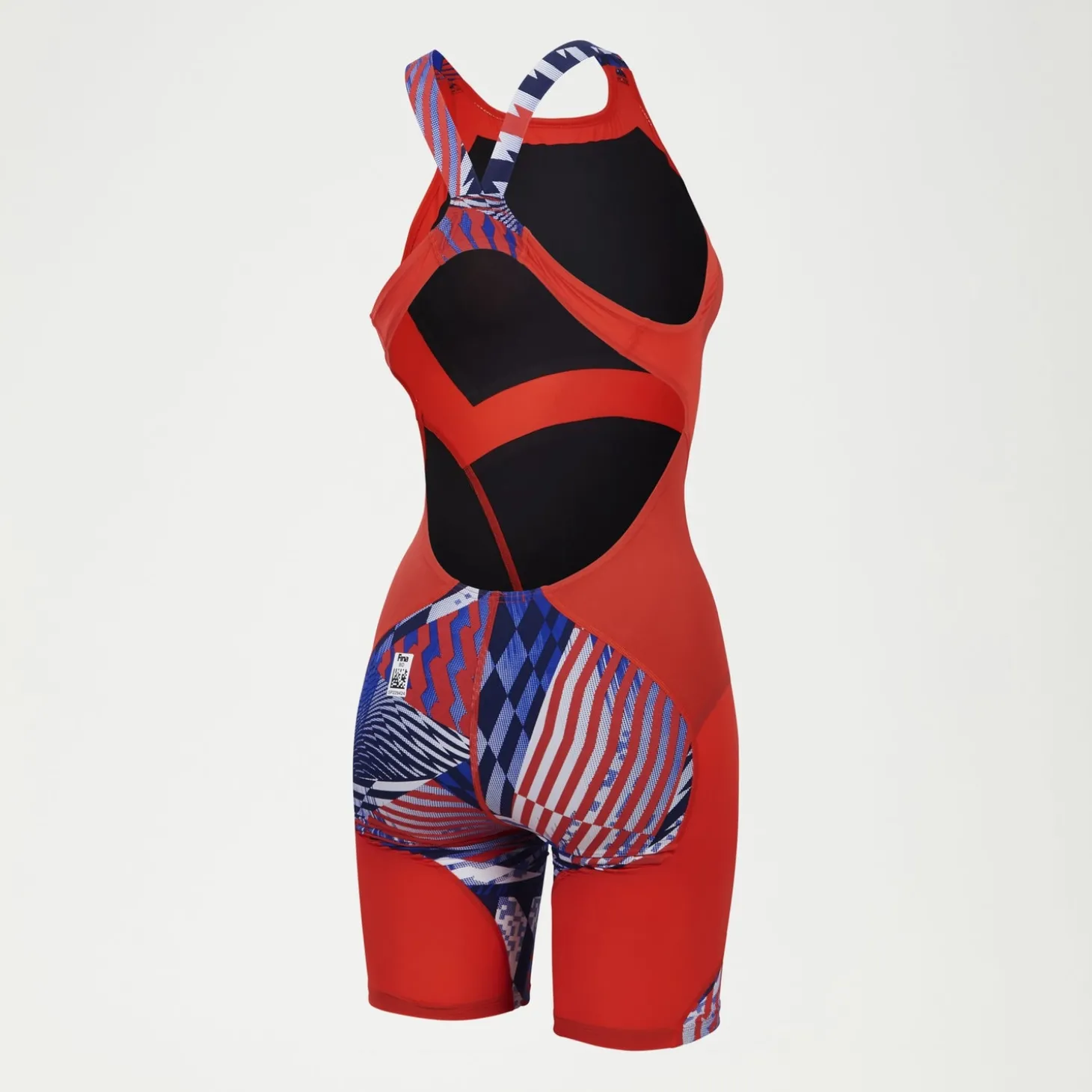 Combinaison partielle Femme Fastskin LZR Ignite Rouge/Bleu/Blanc