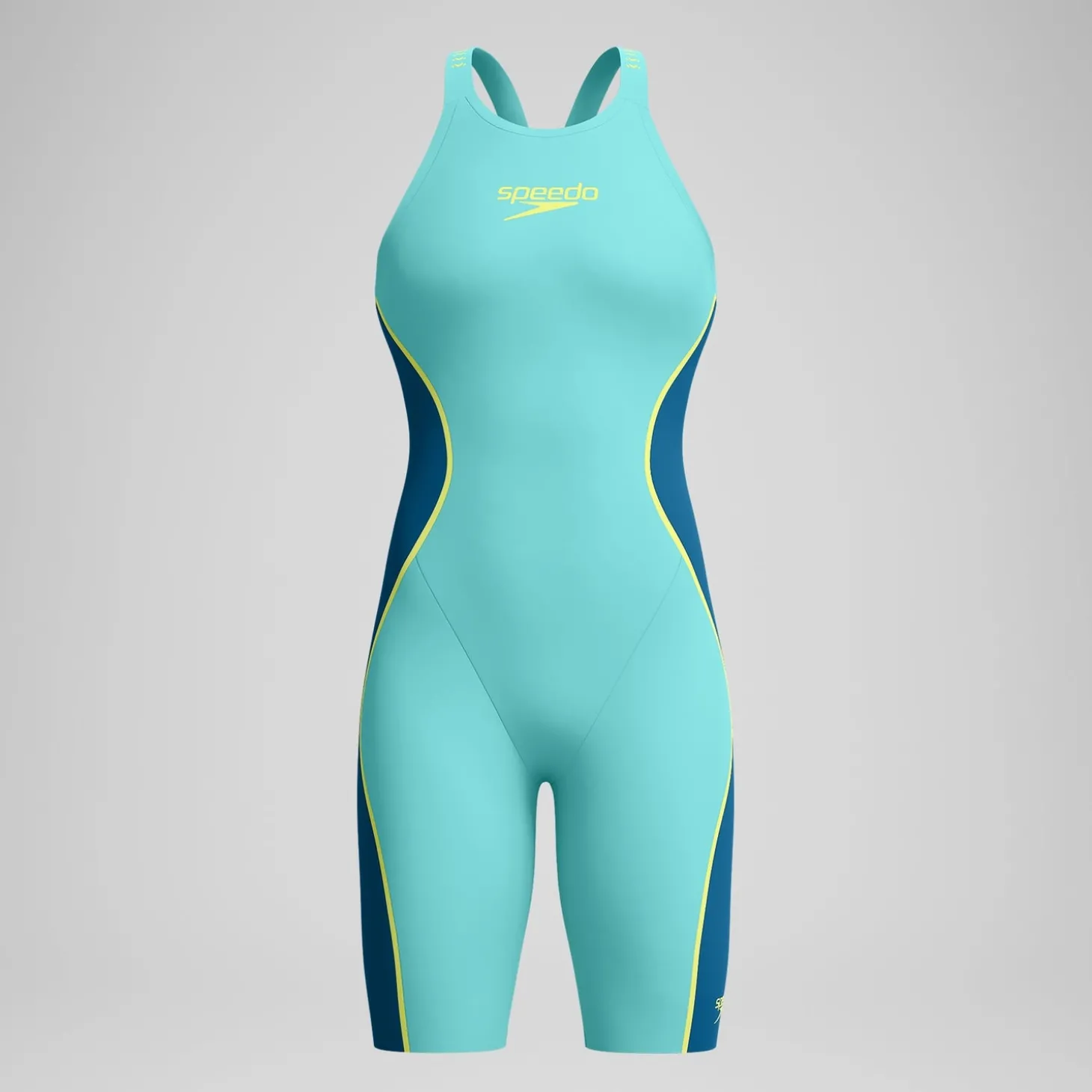 Combinaison partielle Femme LZR Pure Intent dos fermé 2.0 turquoise