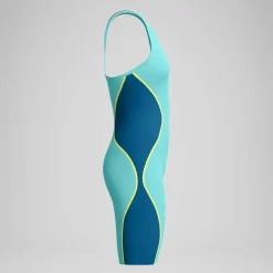 Combinaison partielle Femme LZR Pure Intent dos fermé 2.0 turquoise