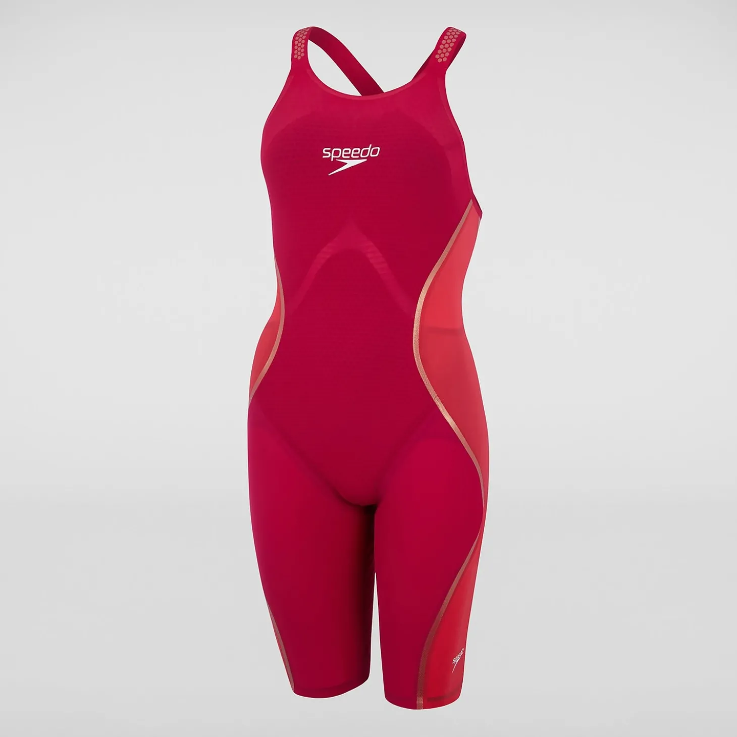 Combinaison partielle Femme LZR Pure Intent dos fermé rouge