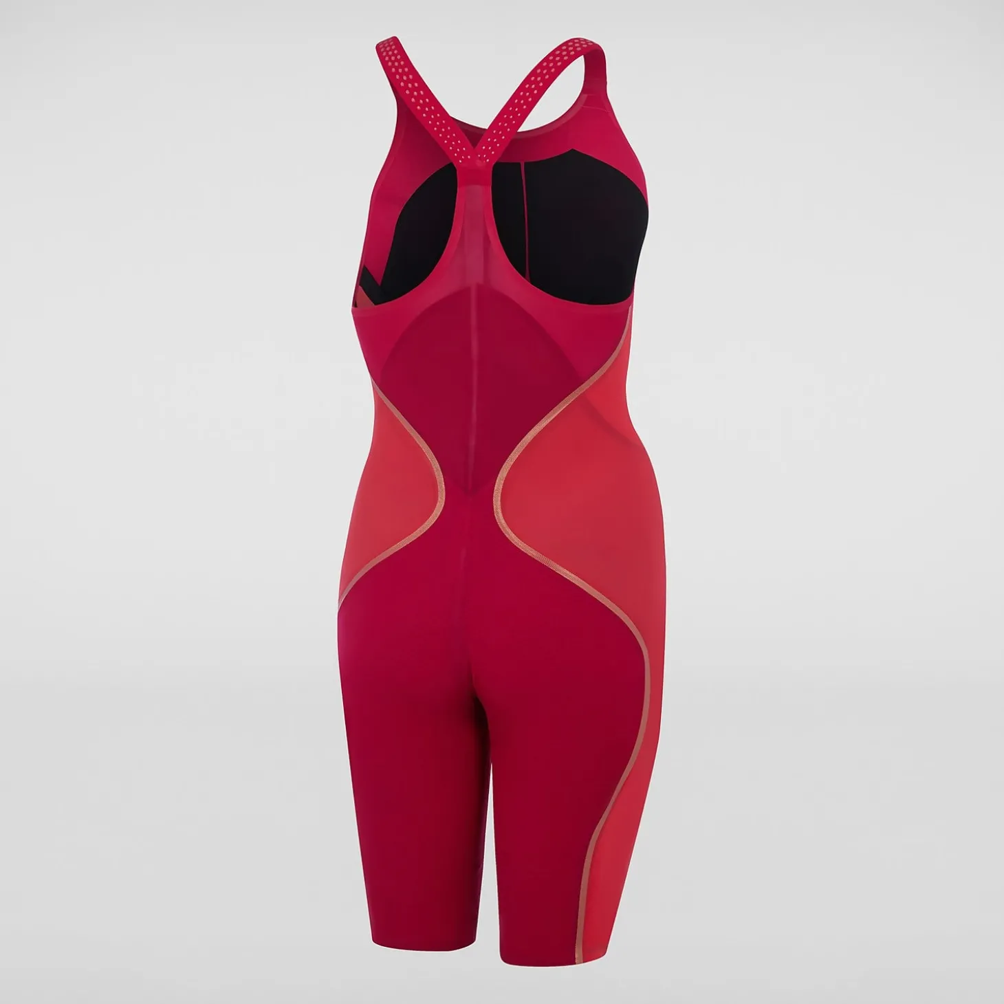 Combinaison partielle Femme LZR Pure Intent dos fermé rouge