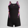 Combishort Fille HyperBoom Splice noir/rose