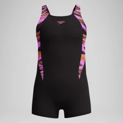 Combishort Fille HyperBoom Splice noir/rose