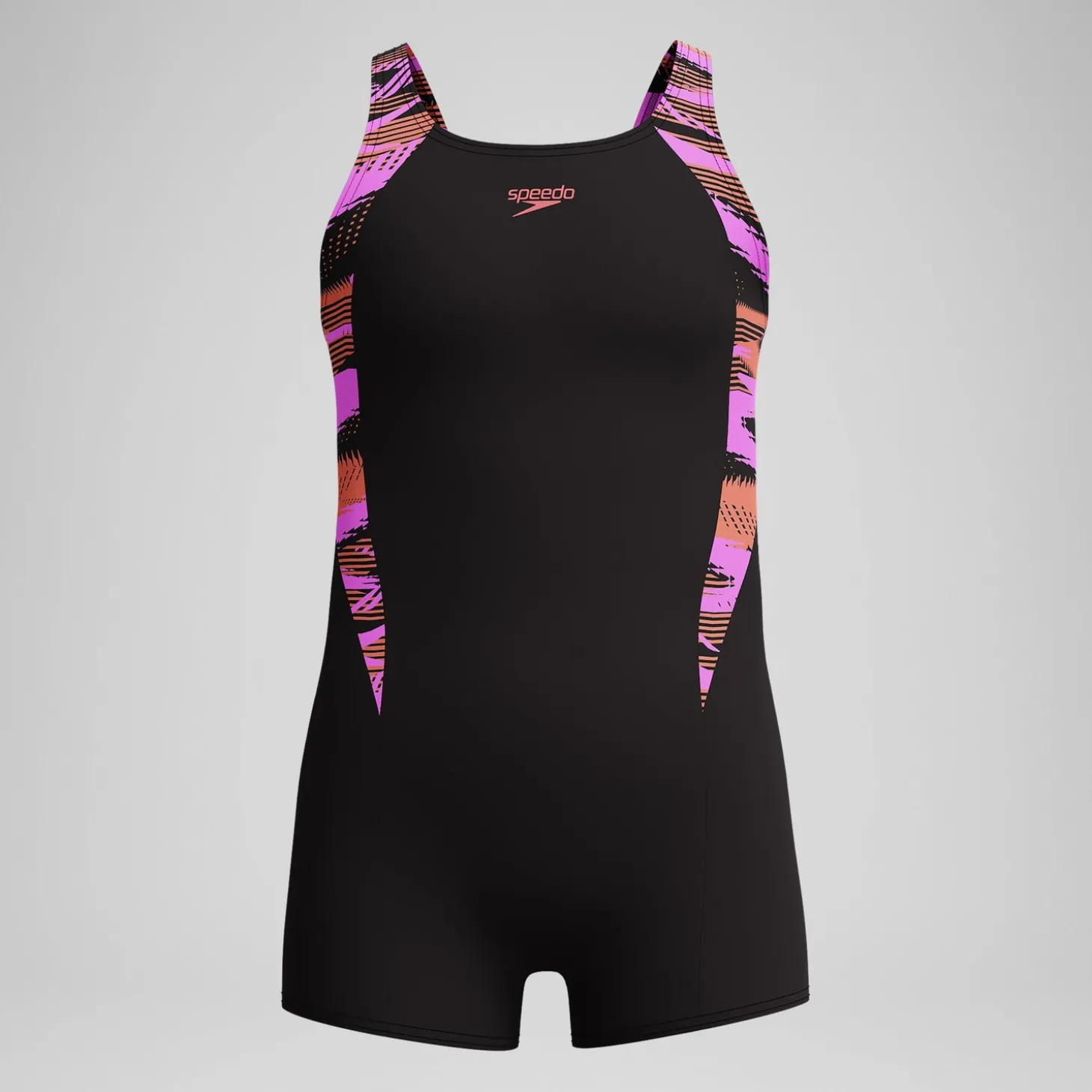 Combishort Fille HyperBoom Splice noir/rose
