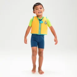 Gilet de flottaison Bébé Learn to Swim Aanadi le bébé tigre du Bengale orange