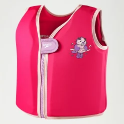 Gilet de flottaison Bébé Learn to Swim Aria la loutre de mer rose