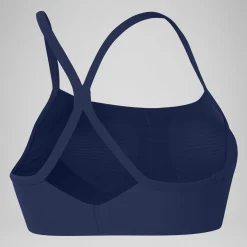 Haut à dos nageur uni pour Femmes Bleu céruléen