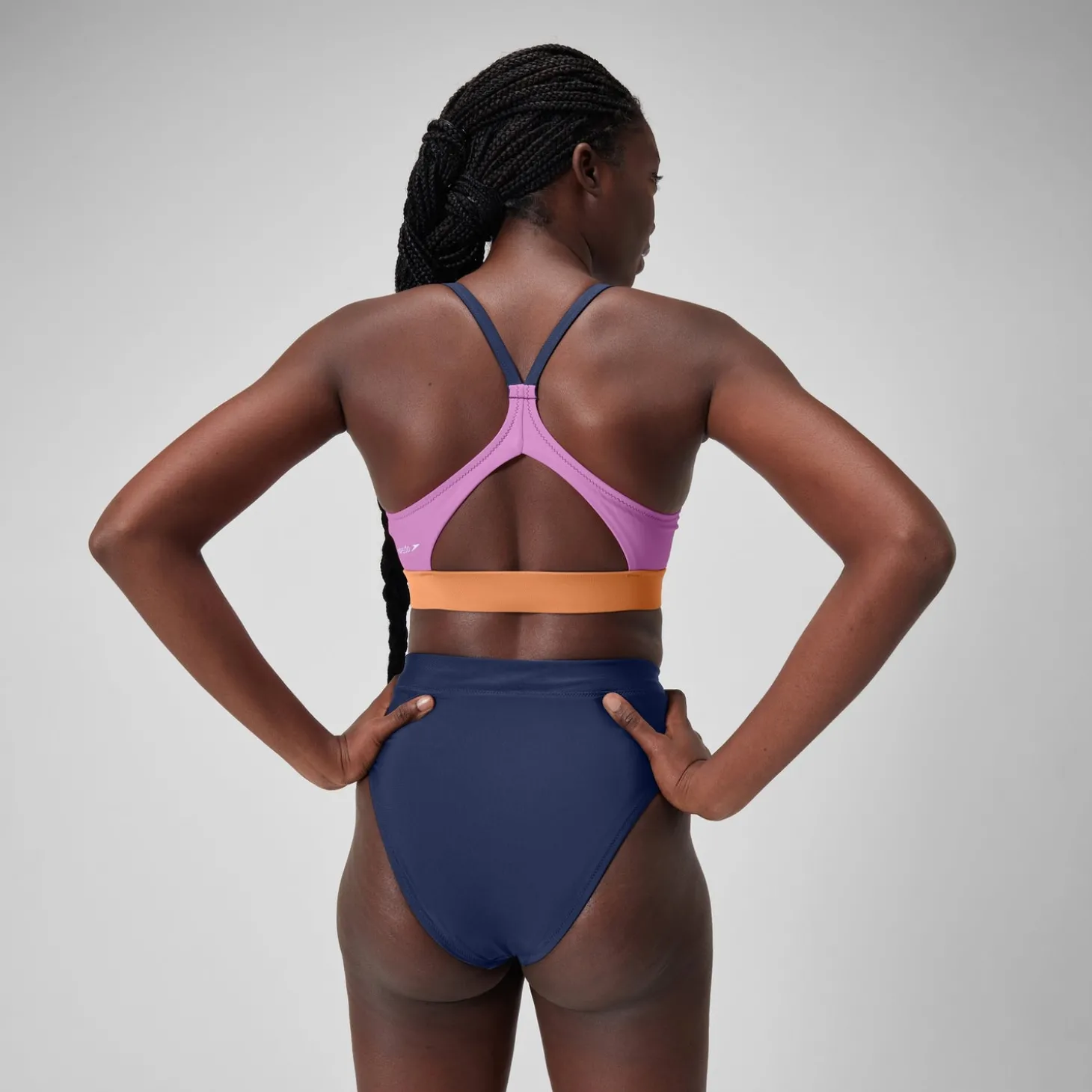 Haut color-block pour Femmes Bleu céruléen