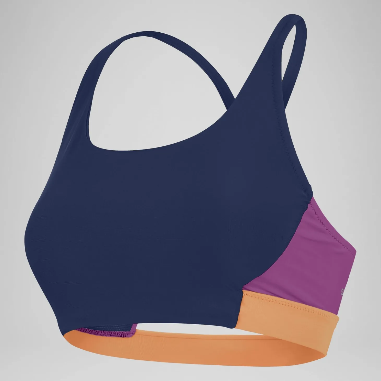 Haut color-block pour Femmes Bleu céruléen