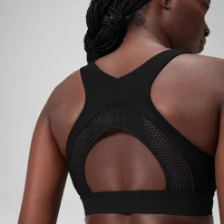 Haut court ras de cou uni Femme Gris foncé