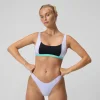 Haut de bikini Femme Colourblock FLU3NTE convertible noir