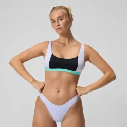 Haut de bikini Femme Colourblock FLU3NTE convertible noir
