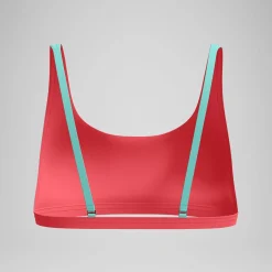 Haut de bikini Femme Colourblock FLU3NTE convertible lilas/vert