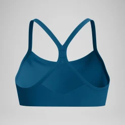 Haut de bikini Femme Solid Racerback sarcelle foncé