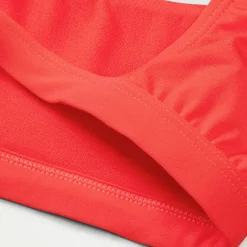 Haut de bikini FLU3NTE convertible uni rouge