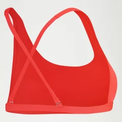 Haut de bikini FLU3NTE convertible uni rouge