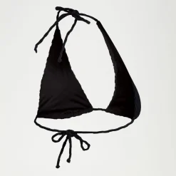 Haut de bikini FLU3NTE triangle en tissu éponge gris