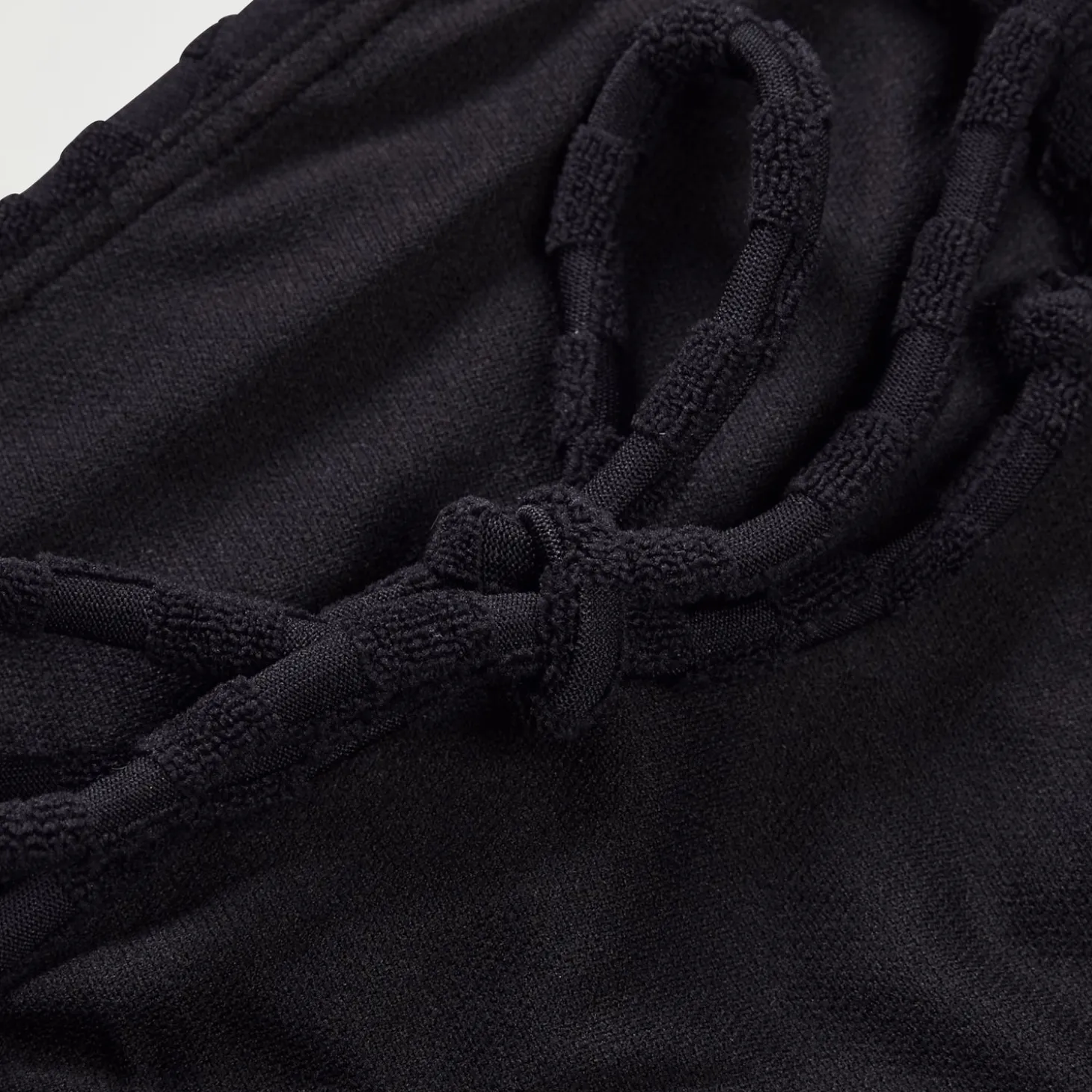 Haut de bikini FLU3NTE triangle en tissu éponge gris