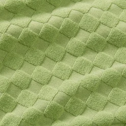 Haut de bikini FLU3NTE triangle en tissu éponge vert