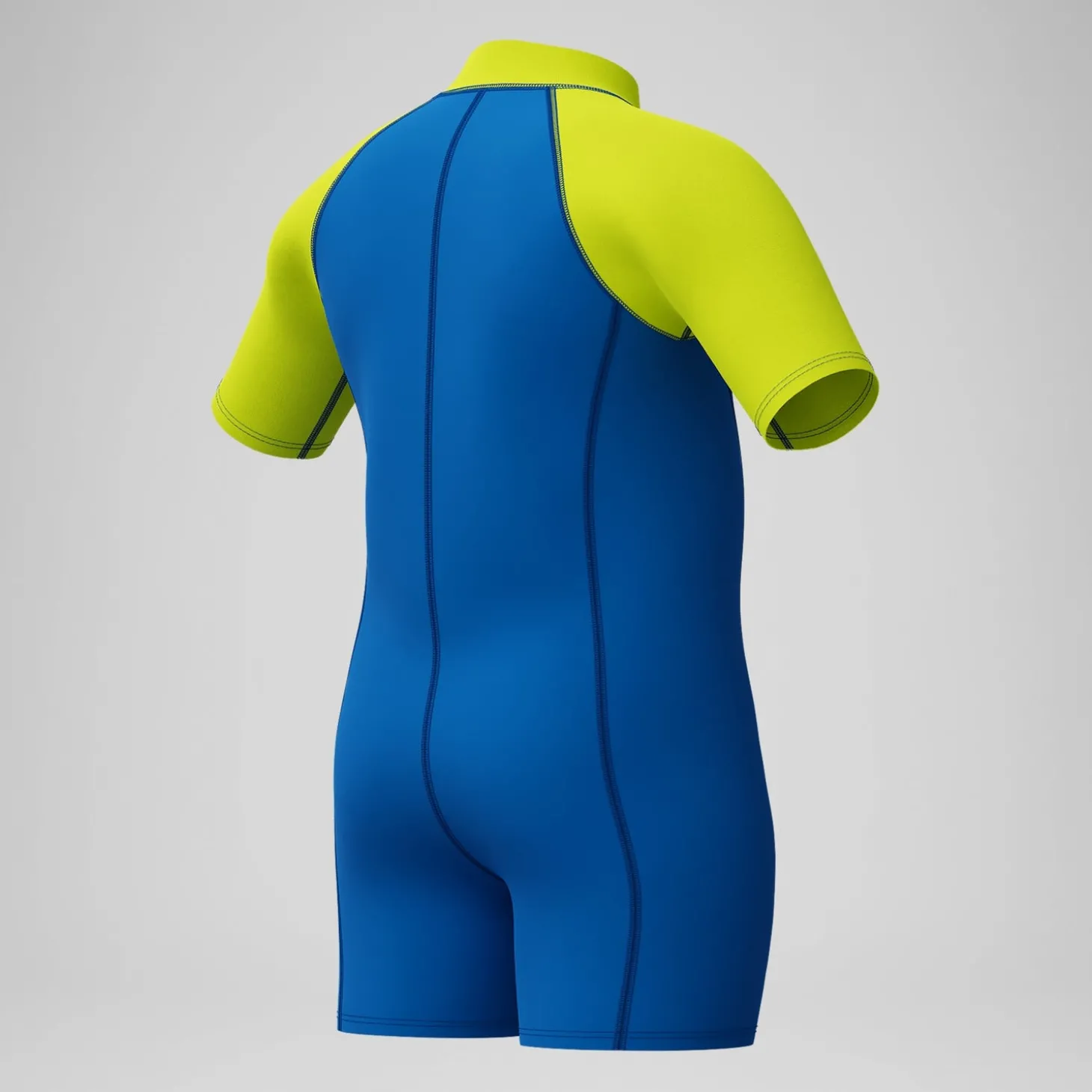 Haut et short de protection solaire Garçon Learn to Swim bleu