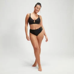Haut Femme effet galbant Triangle noir