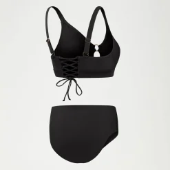 Haut Femme effet galbant Triangle noir