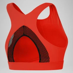 Haut uni à col montant avec maille filet pour Femmes Dragon Fire