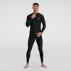 Haut zippé Homme à manches longues Essential noir