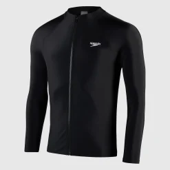 Haut zippé Homme à manches longues Essential noir