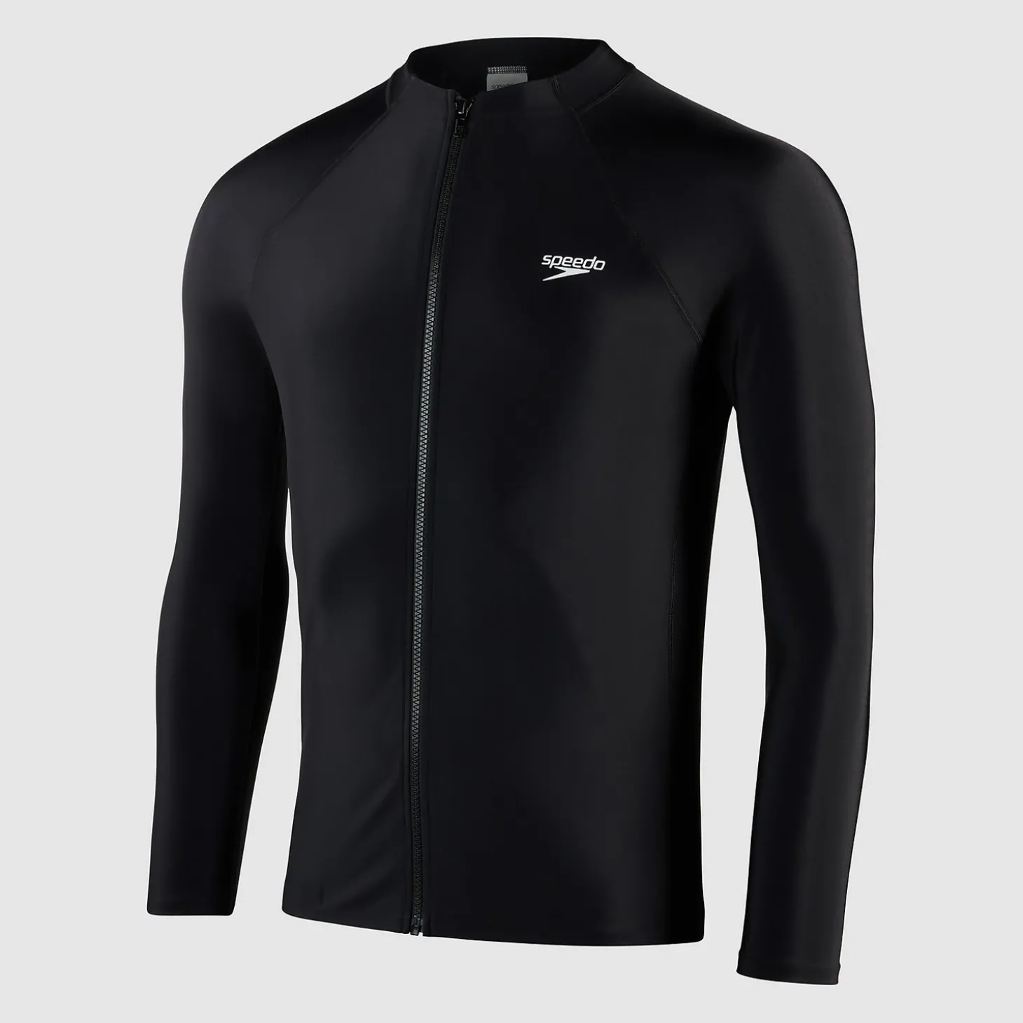 Haut zippé Homme à manches longues Essential noir