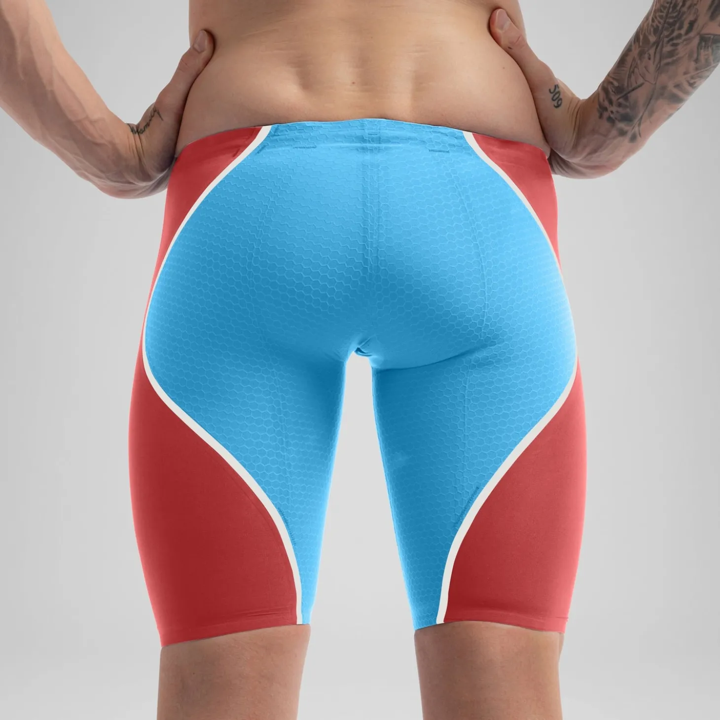 Jammer - Fastskin LZR Pure Intent 2.0 pour Hommes Bleu/Rouge