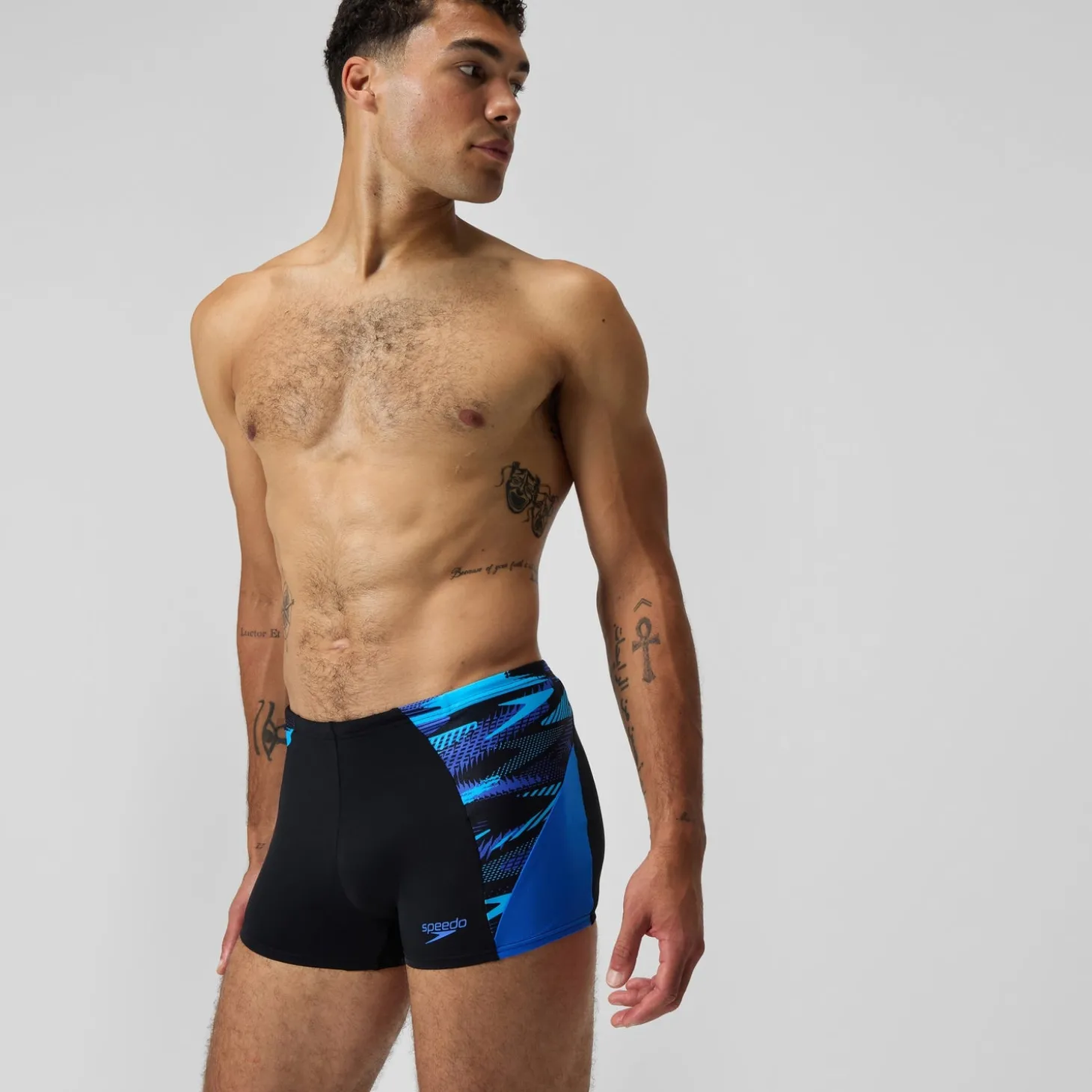 Jammer court homme END+ MAX Splice noir/bleu