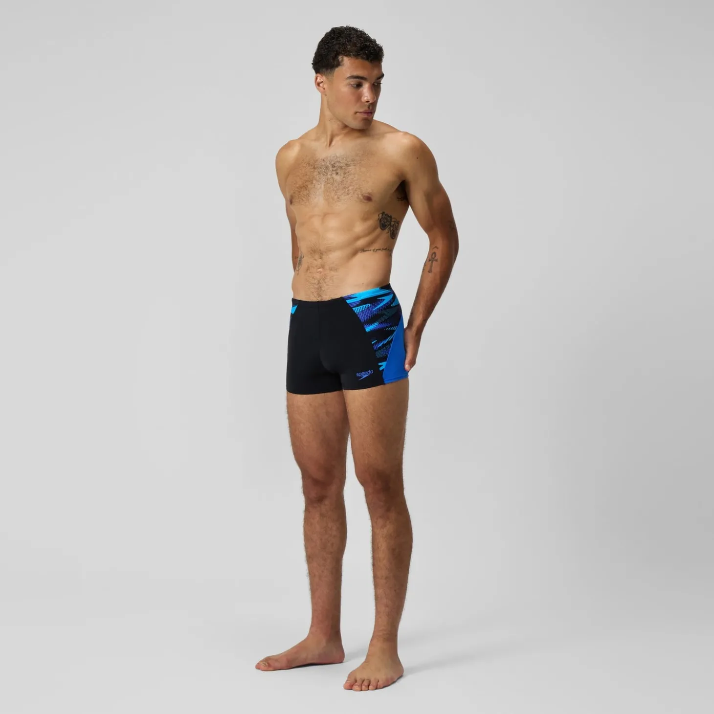 Jammer court homme END+ MAX Splice noir/bleu