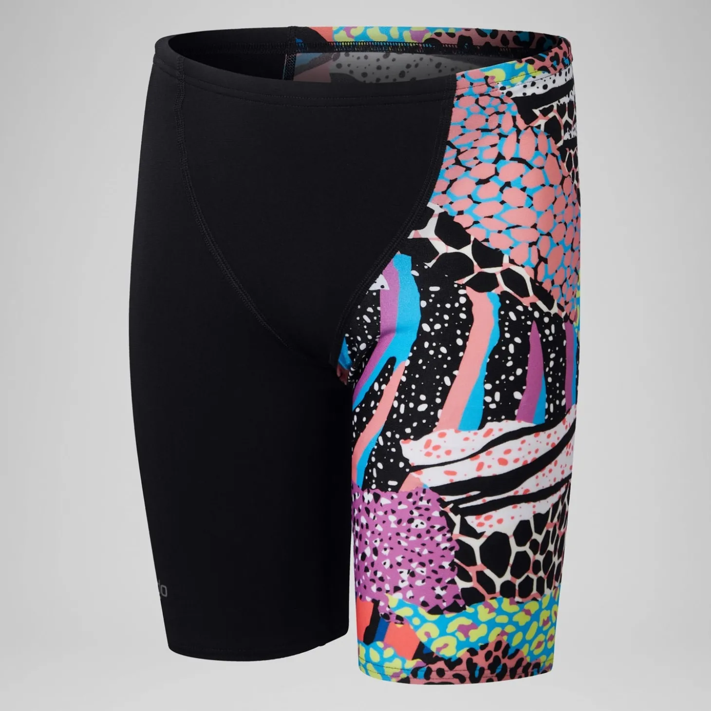 Jammer de bain garçon Allover Digital coupe en V pour Garçons Noir/Vert matcha/Rouge sirène