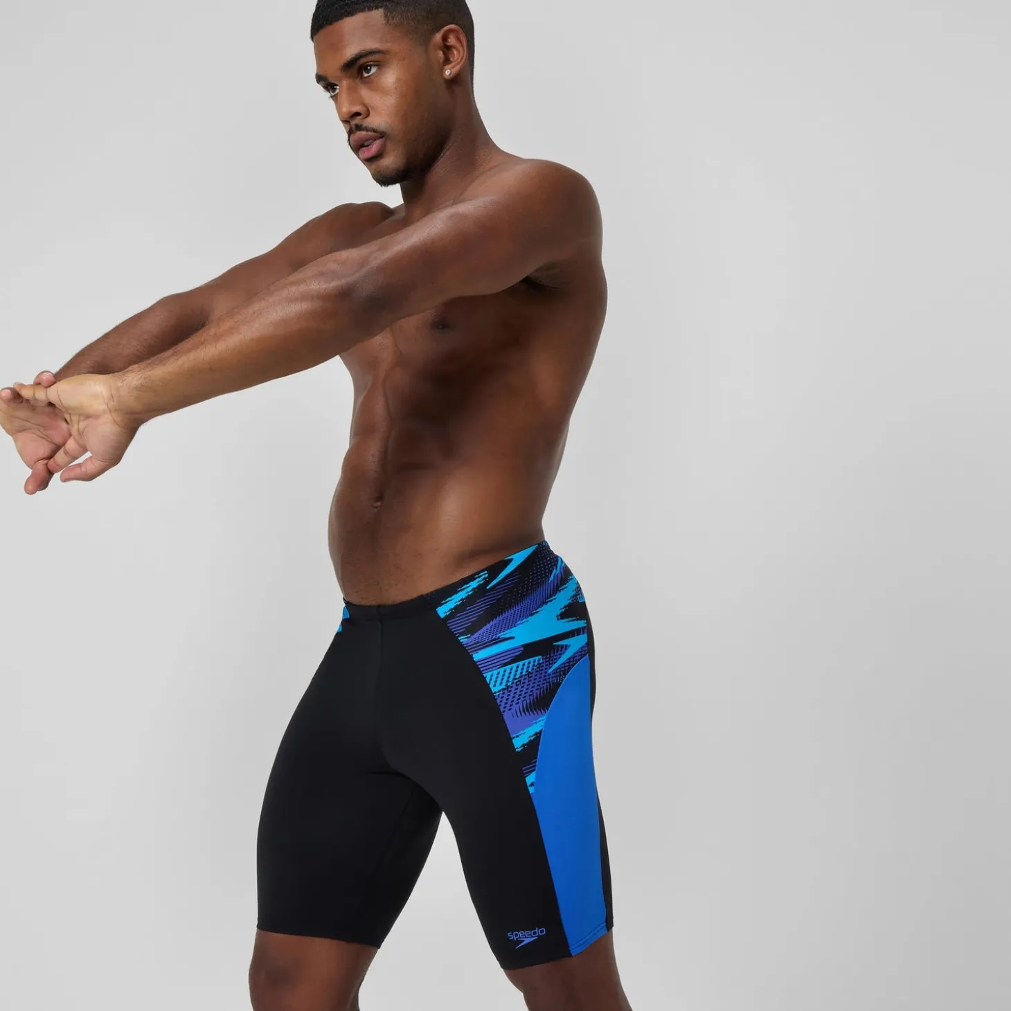 Jammer de compression court homme END+ MAX noir/bleu