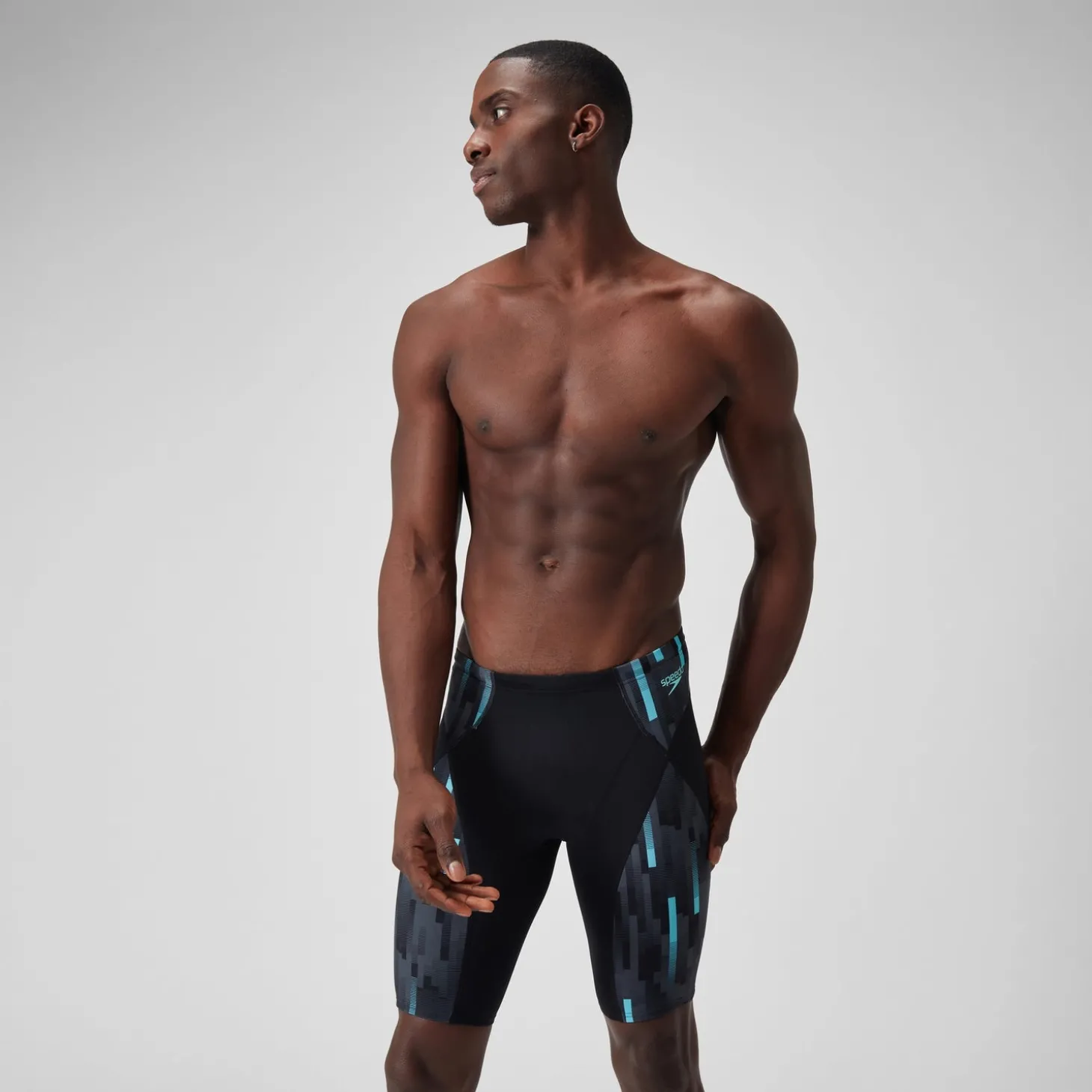 Jammer de compression Hommes END+ MAX pour Hommes Noir/Gris USA/Bleu marine
