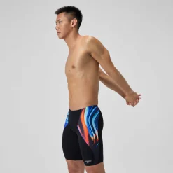 Jammer Homme Club Training V-Cut imprimé bleu marine/rouge