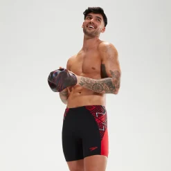 Jammer Homme ECO Endurance+ Splice mi-long noir/rouge