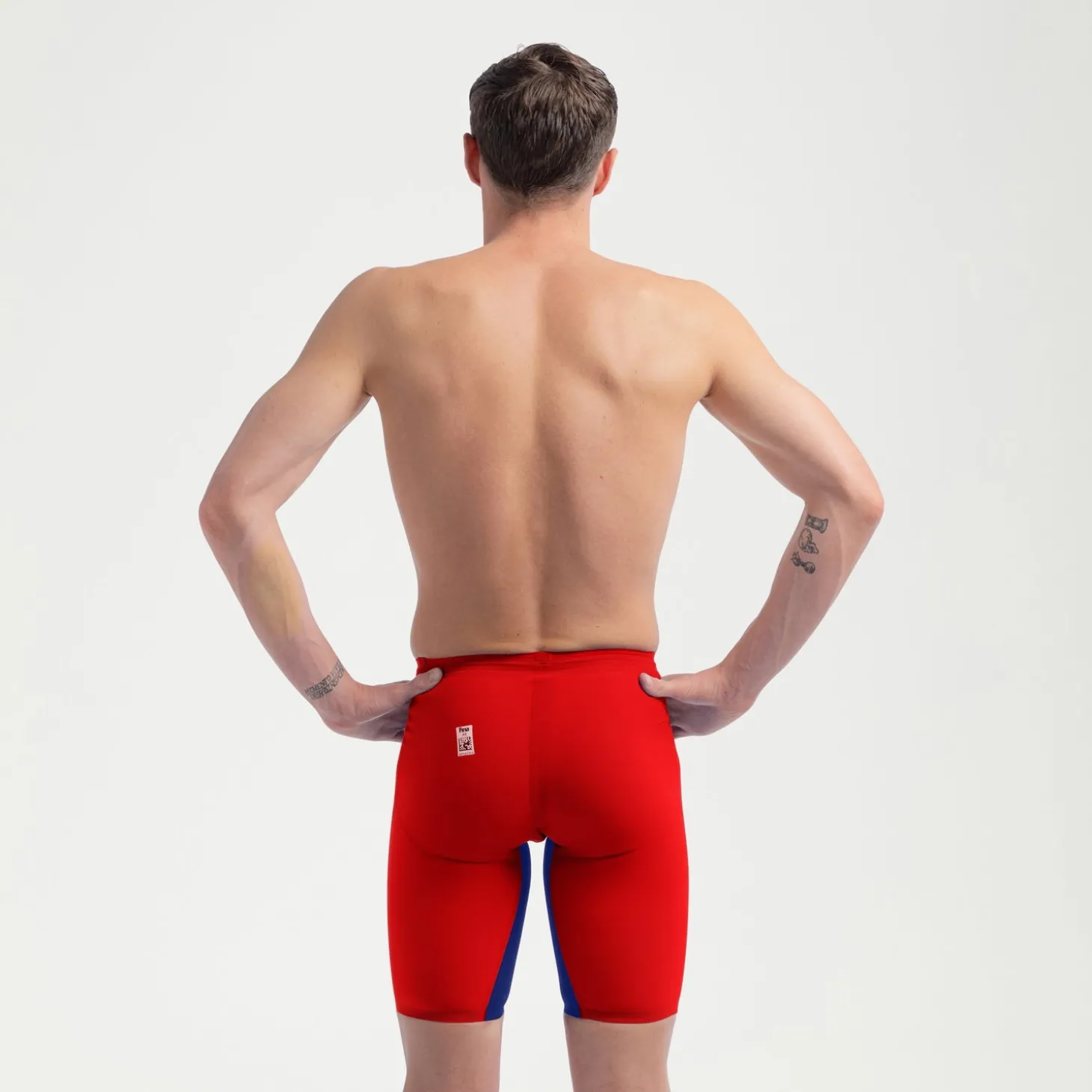 Jammer Homme Fastskin LZR Pure Valor 2.0 Rouge/Bleu
