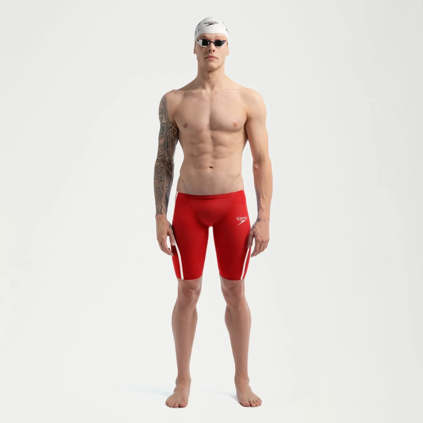 Jammer Homme Fastskin LZR Pure Intent 2.0 Rouge/Blanc